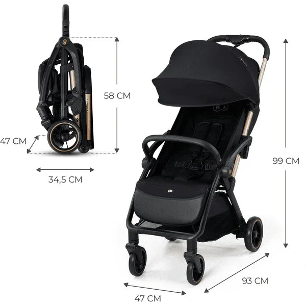 Kinderkraft Apino Compact Stroller - Black