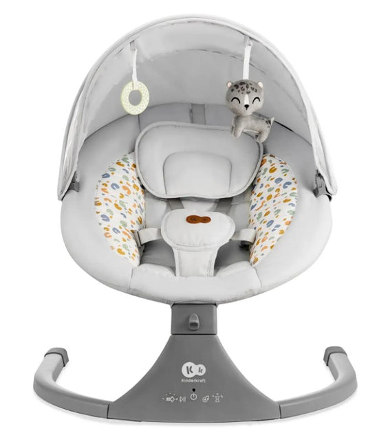 Kinderkraft Lumi 2 Baby Swing – Light Gray