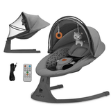 Kinderkraft Lumi 2 Baby Swing – Dark Gray