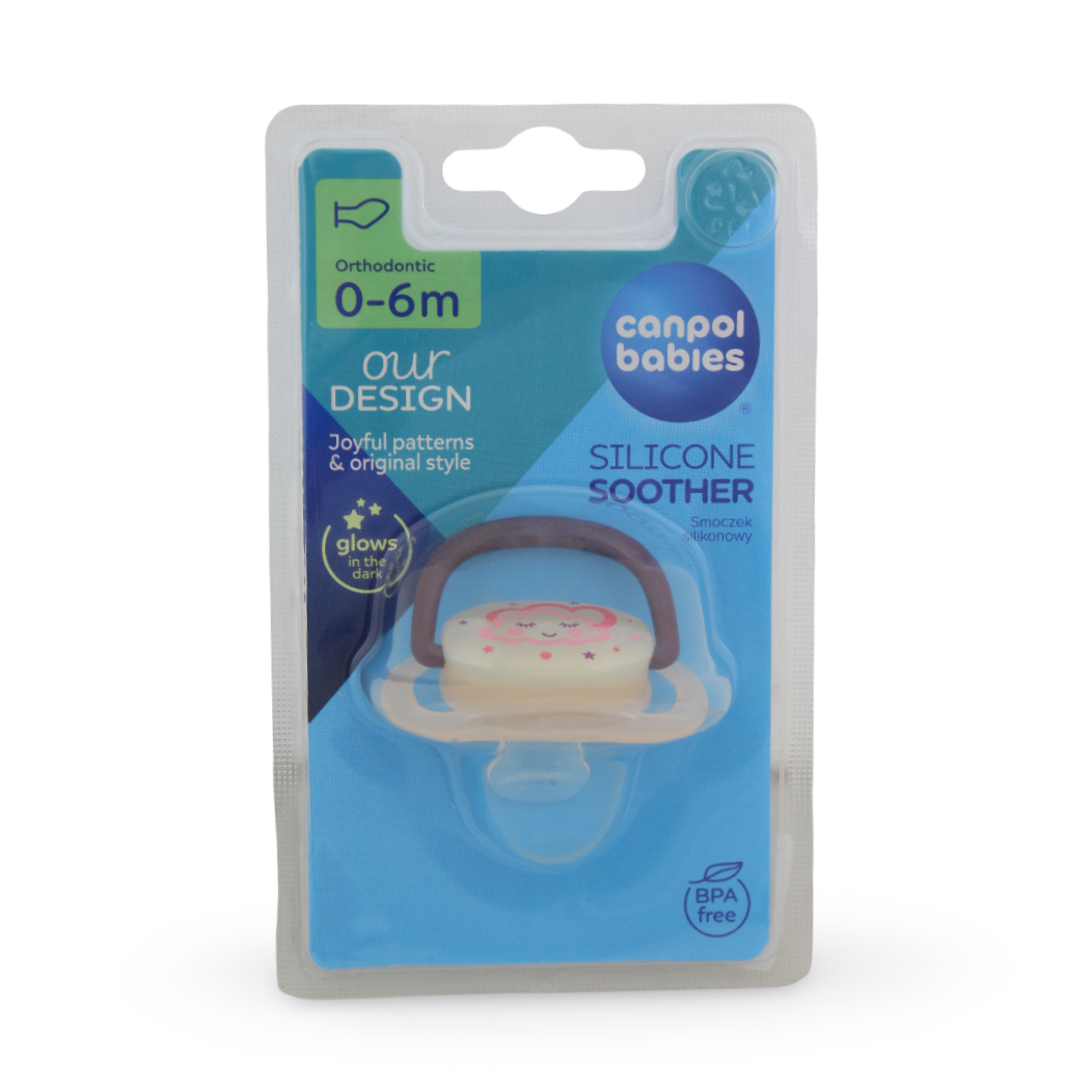 Canpol Babies Silicone Soother 0-6m – Night Dreams
