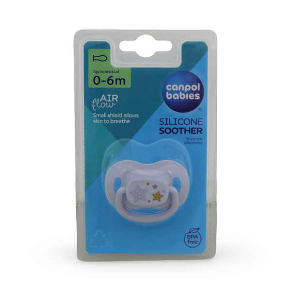 Canpol Babies Symmetrical Silicone Soother 0-6m