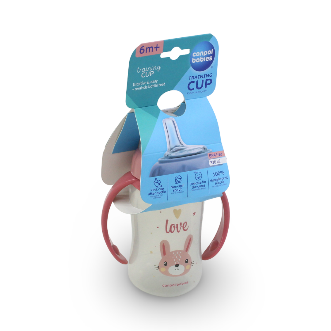 Canpol Babies Training Silicone Spout Cup 320ml – 6m+ - Baby Essentials