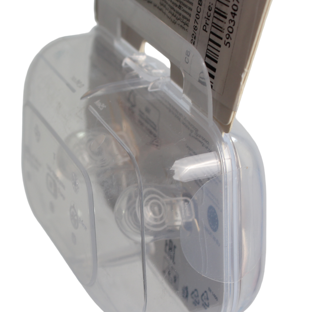 Canpol Babies Silicone Symmetrical Light Touch Pacifier - 2 Pcs (0-6m)