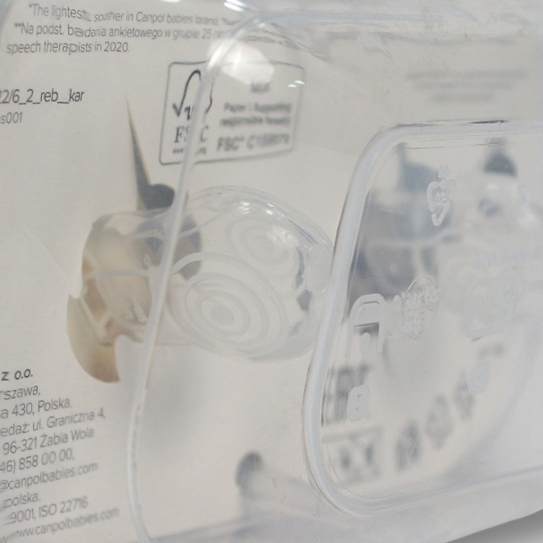 Canpol Babies Light Touch Silicone Symmetrical Soother 6-18m (2 Pcs)