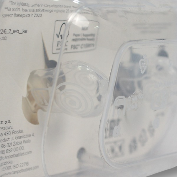 Canpol Babies Light Touch Silicone Symmetrical Soother 6-18m (2 Pcs)
