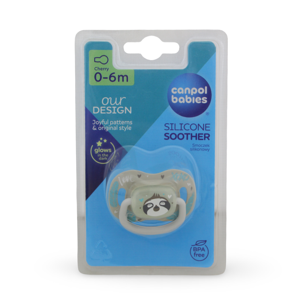 Canpol Babies Silicone Soother 0-6m – Exotic Leni Print