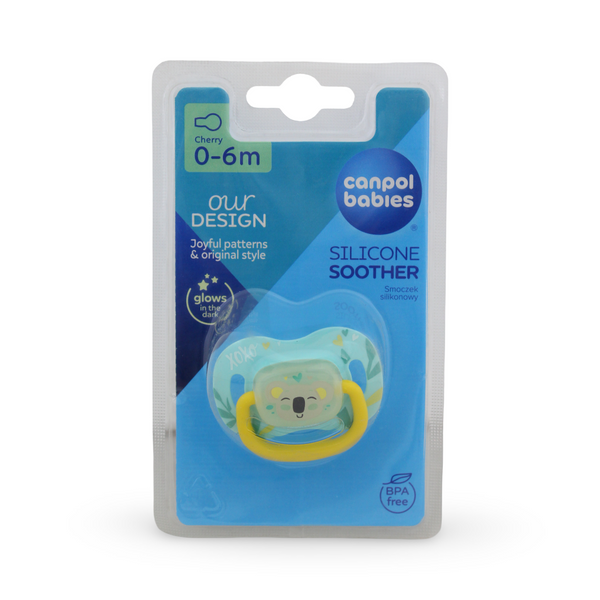 Canpol Babies Silicone Soother 0-6m – Exotic Koala Print