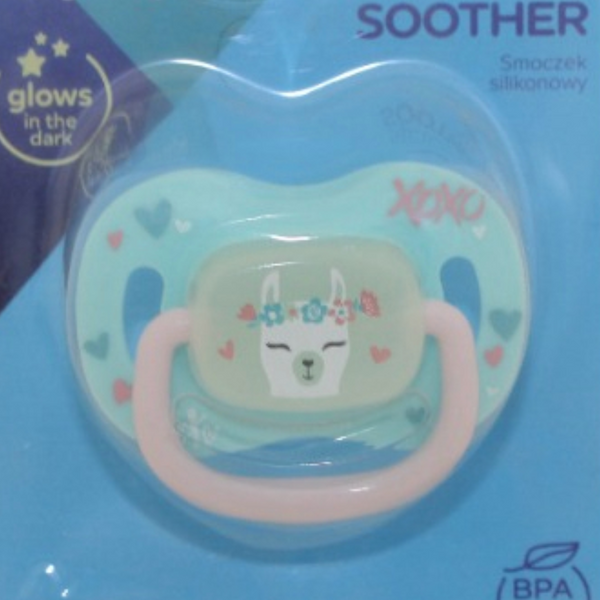 Canpol Babies Silicone Symmetrical Soother 6-18M – Aqua Llama