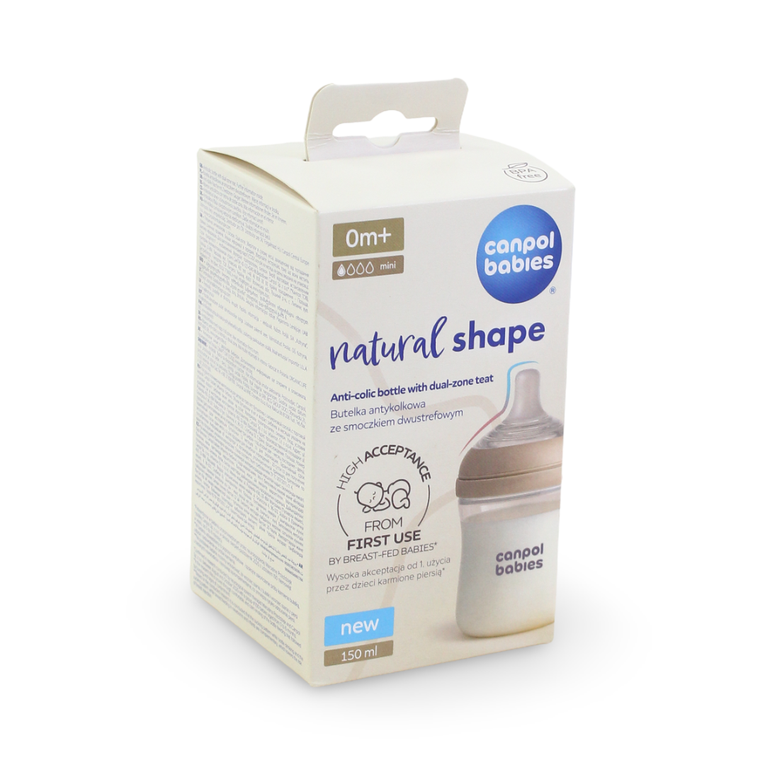 Canpol Babies Natural Shape Anti-Colic Bottle 150ml 0m+