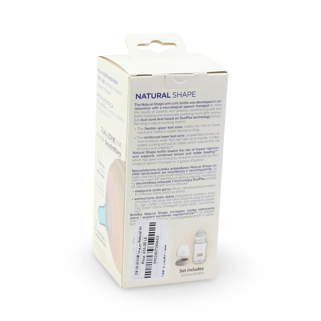 Canpol Babies Natural Shape Anti-Colic Bottle 260ml 3m+