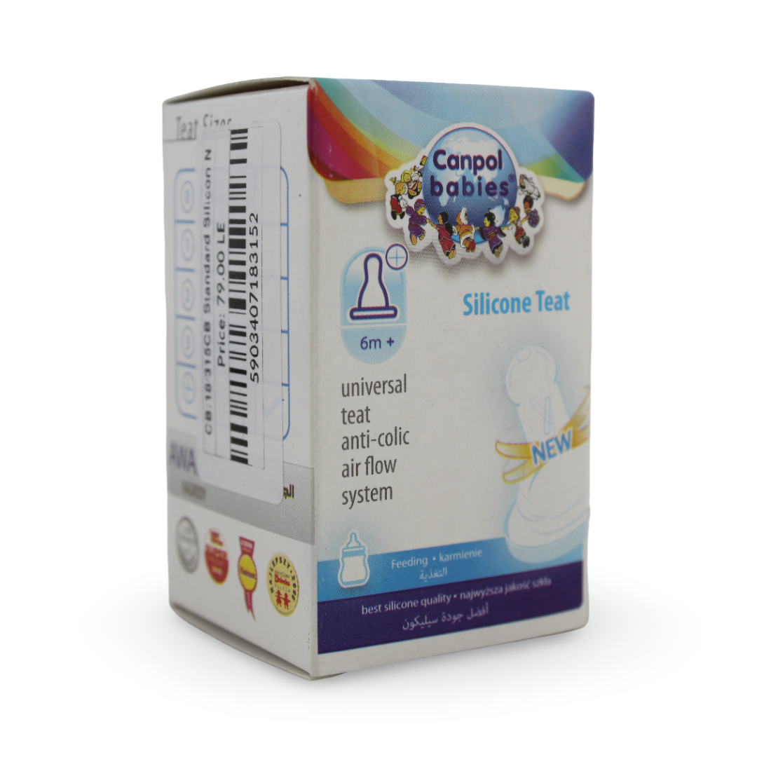 Canpol Babies Silicone Standard Teat (3m+) – Slow Flow