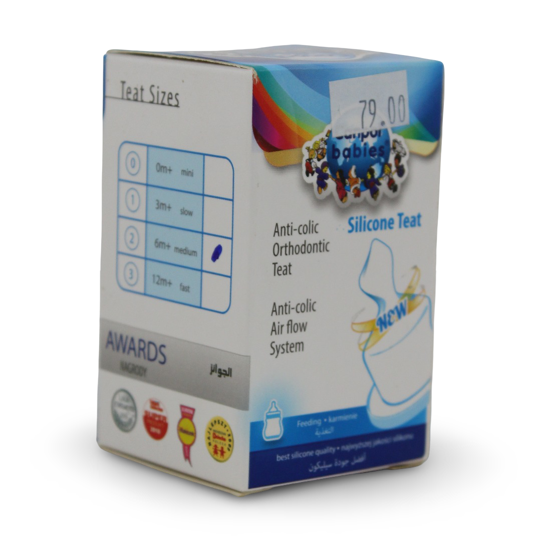 Canpol Babies Anti-colic Orthodontic Silicone Teat 6m+
