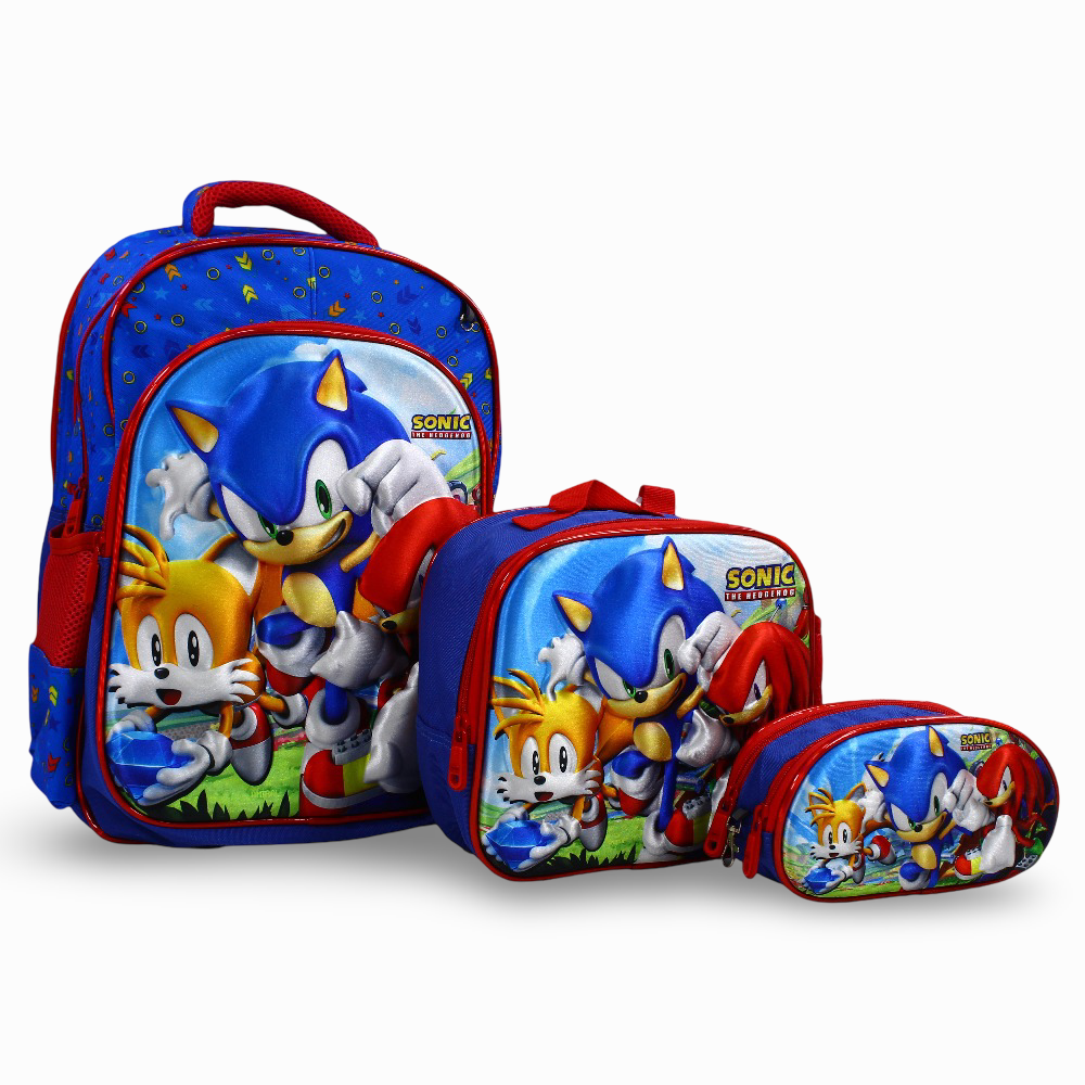 Sonic the Hedgehog School Set - 16 Inches