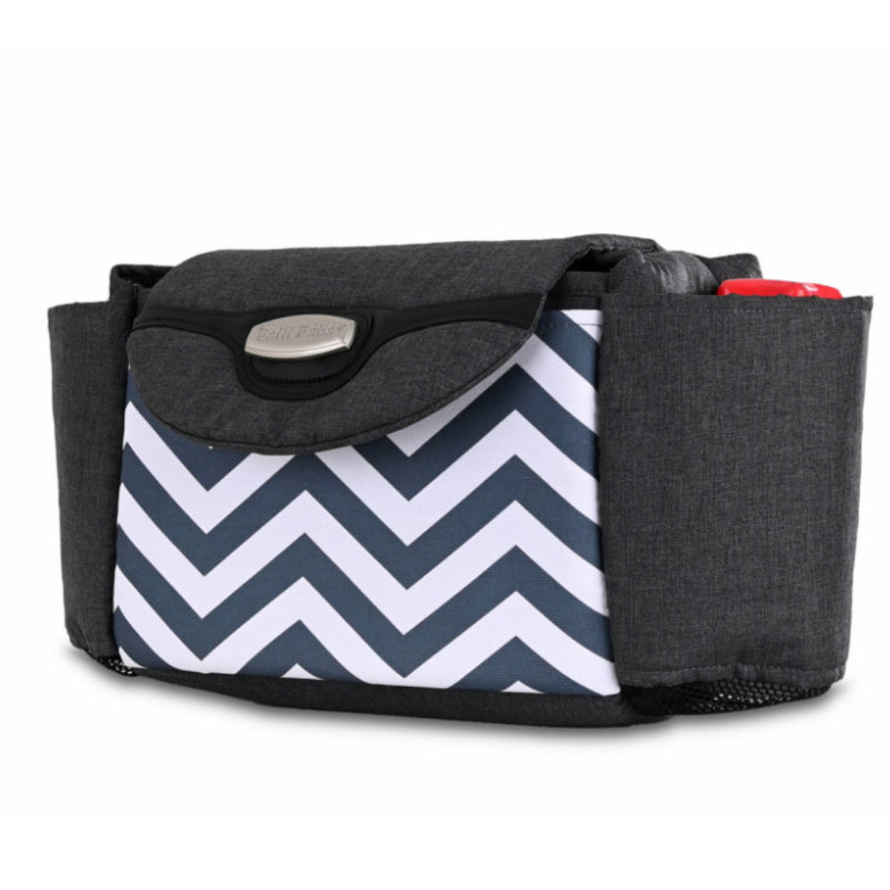 Petit Bebe Formi Stroller Organizer Bag – Zigzag Print