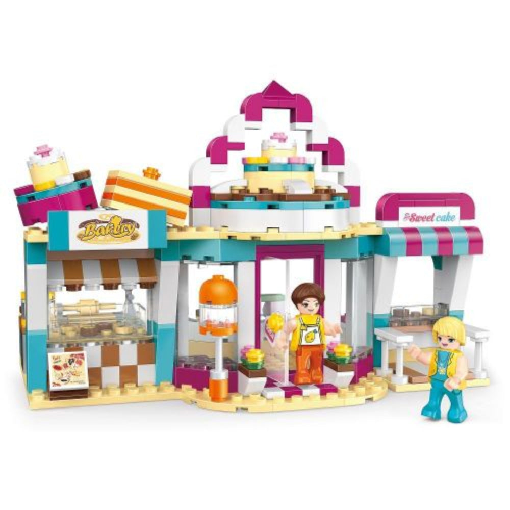 Cogo Merry Days Bakery Store Building Block Set – 348 Pcs - Toys