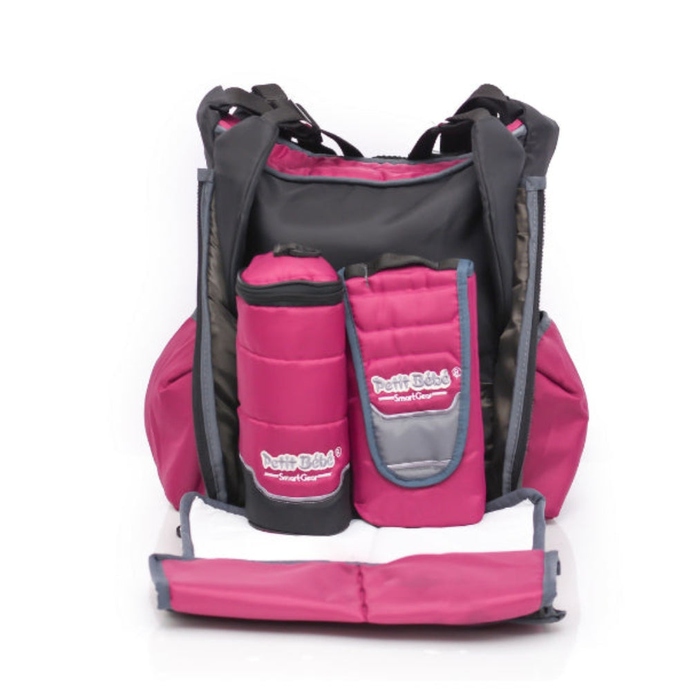 Petit Bebe Baby Diaper Bag Smart S2 – Burgundy