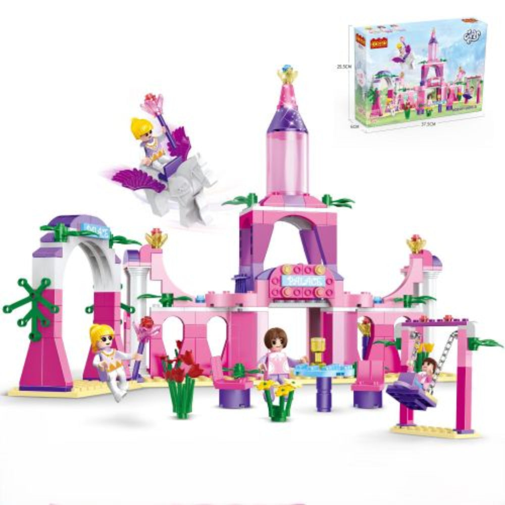 Cogo Girls "Dream World" Castle Building Blocks Set – 346 Pcs - Toys