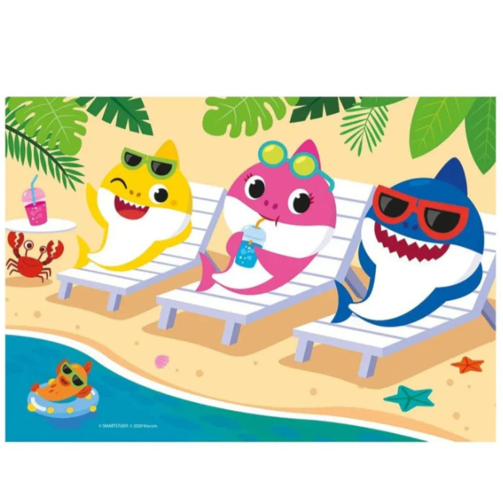 Clementoni Super Color 2 Baby Shark Puzzles – 2x20 Pcs