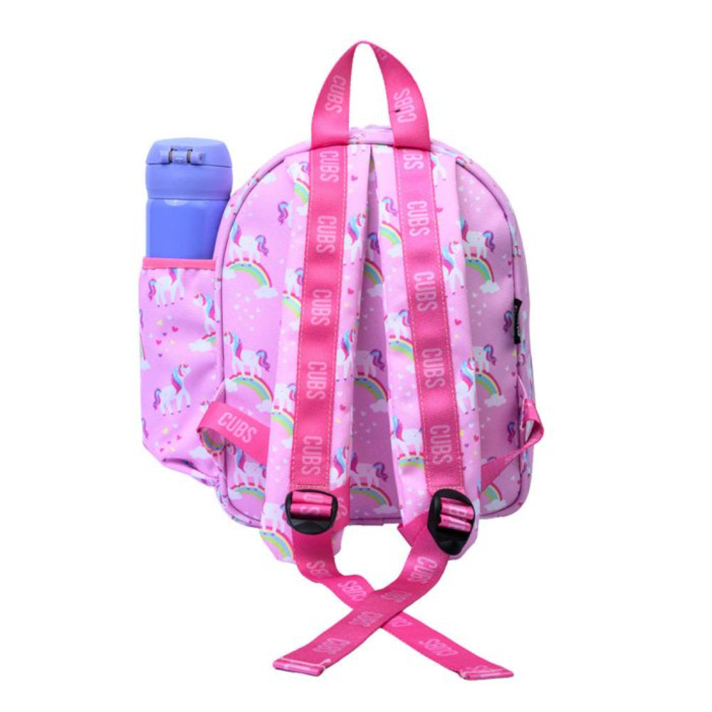 Cubs Pink Unicorn Letter A Nursery Lunch Backpack