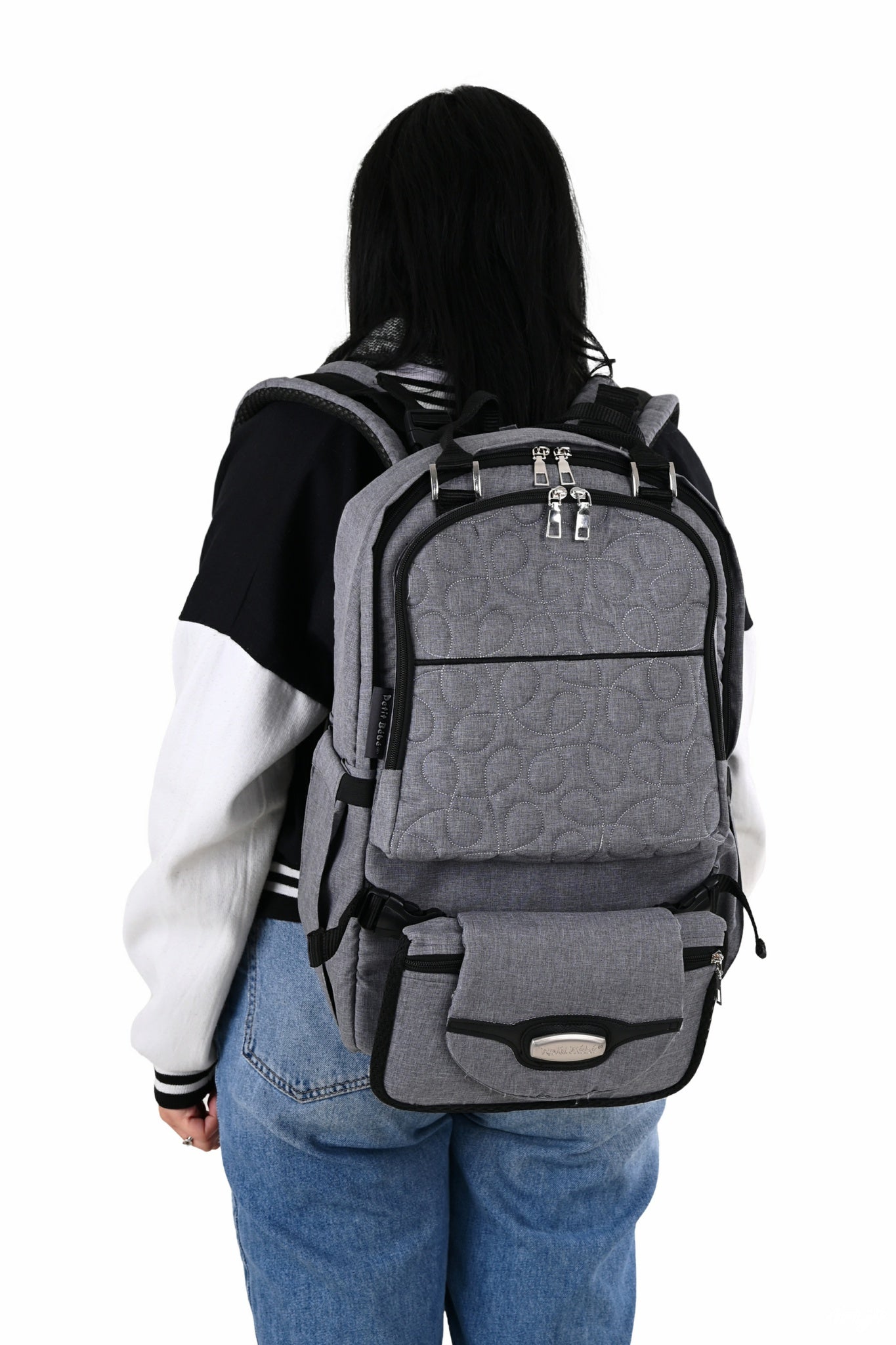 Petit Bebe Premium Go Diaper Bag – Grey