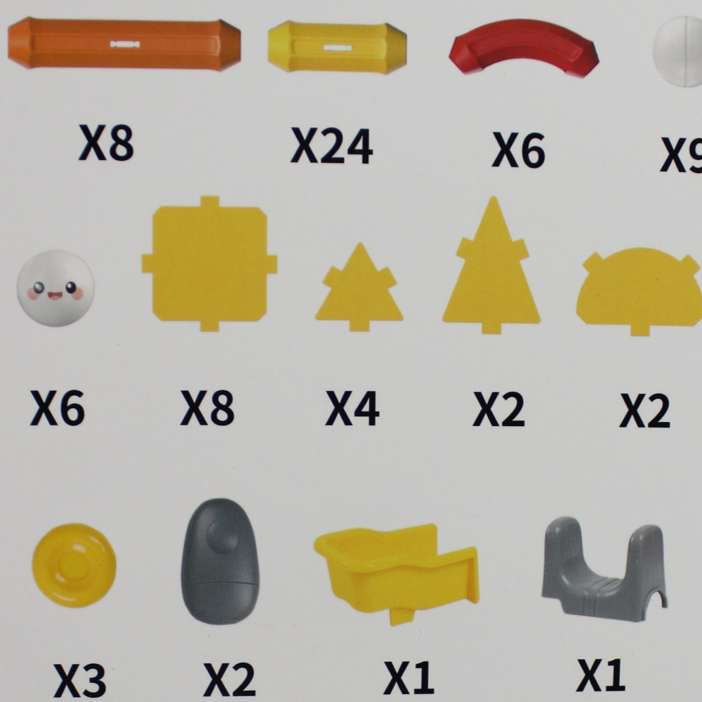 Mini Engineering Magnetic Rod Set - 110 Pcs