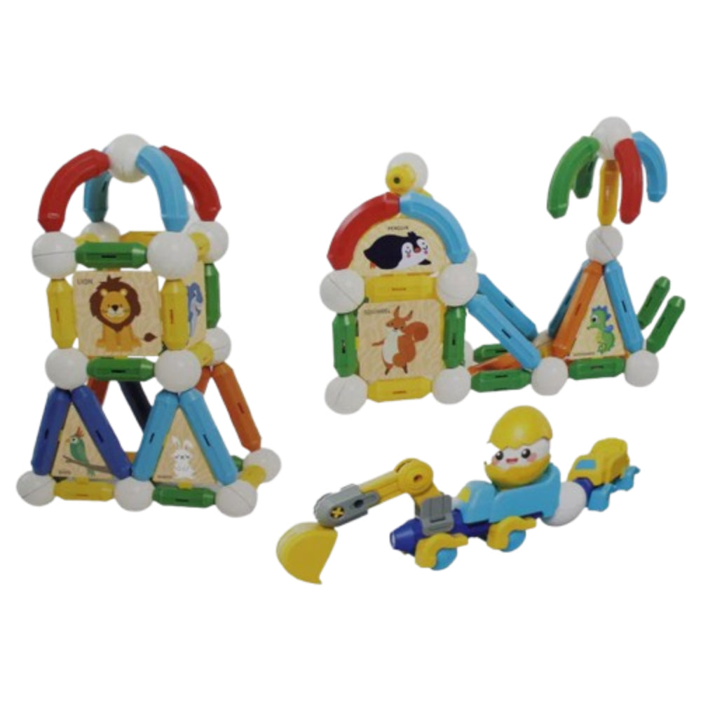 Mini Engineering Magnetic Rod Set - 110 Pcs