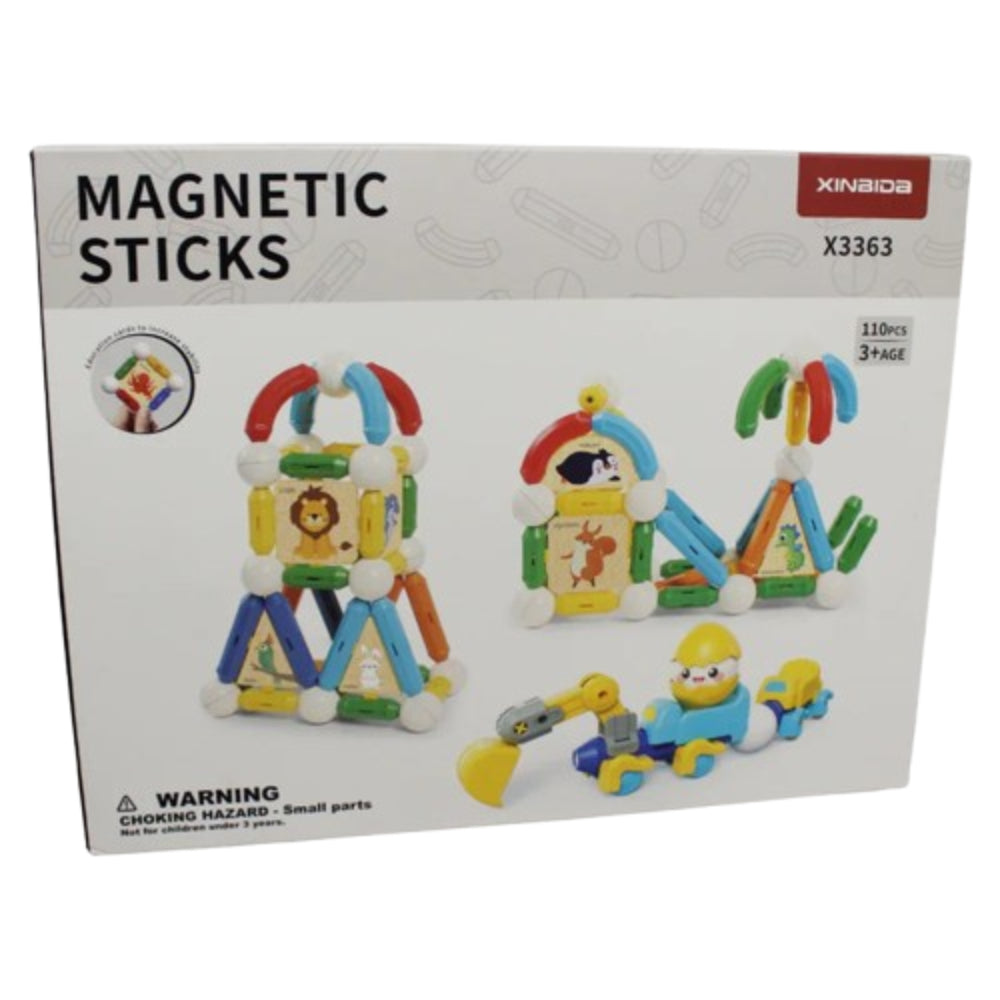 Mini Engineering Magnetic Rod Set - 110 Pcs