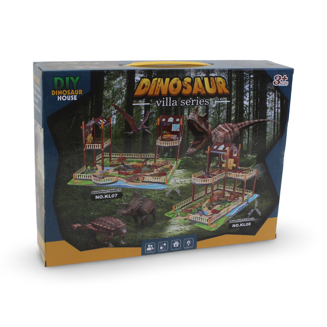 DIY Dinosaur Villa Series Playset - Toys - OKO