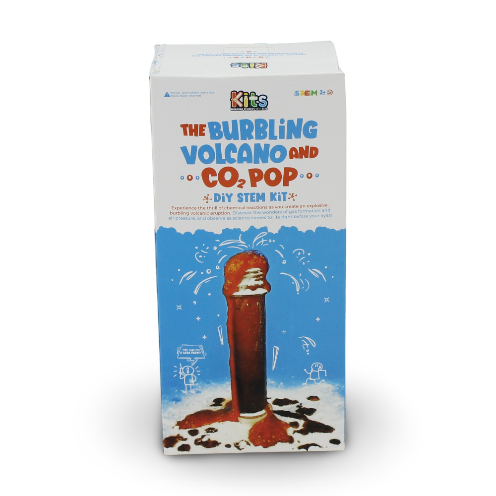 The Burbling Volcano and CO₂ Pop DIY STEM Kit - Toys - Science's Kits