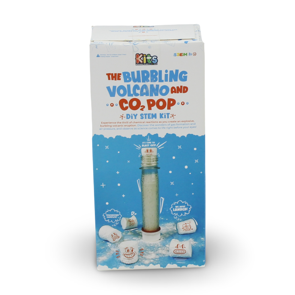 The Burbling Volcano and CO₂ Pop DIY STEM Kit