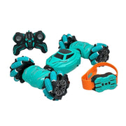 Lateral Gesture Control RC Stunt Car – Aqua