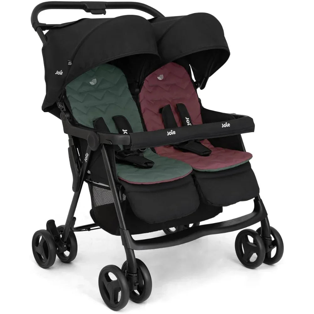 Joie Aire Twin Double Pushchair in Shale - Baby Essentials