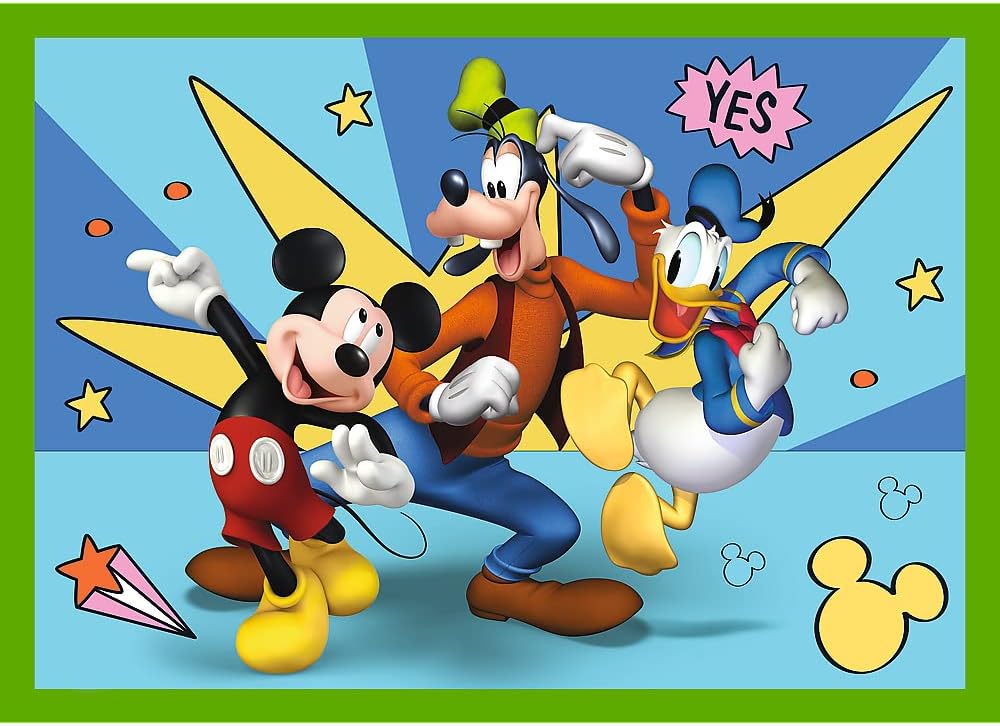 Trefl 4in1 Mickey Mouse Among Friends Puzzle