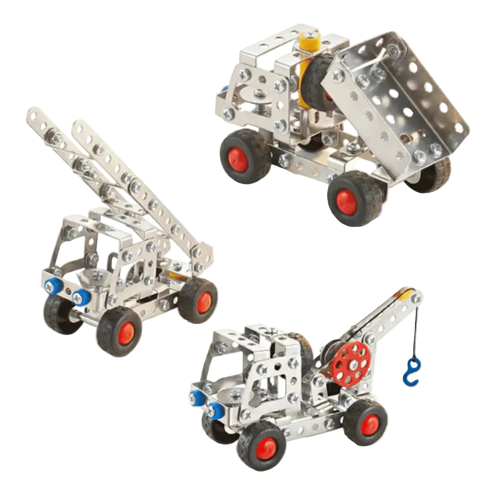 Metal Models 3-in-1 Construction Set – 137 Pcs