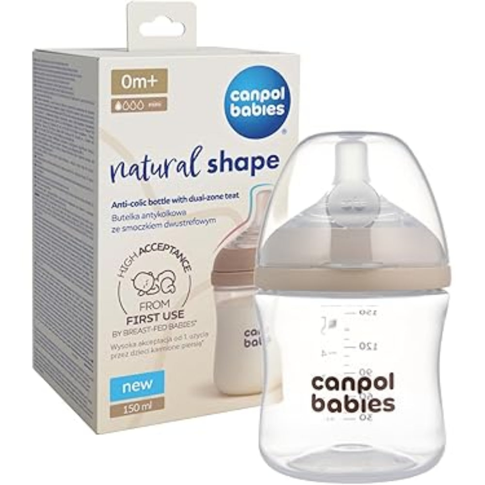 Canpol Babies Natural Shape Anti-Colic Bottle 150ml 0m+