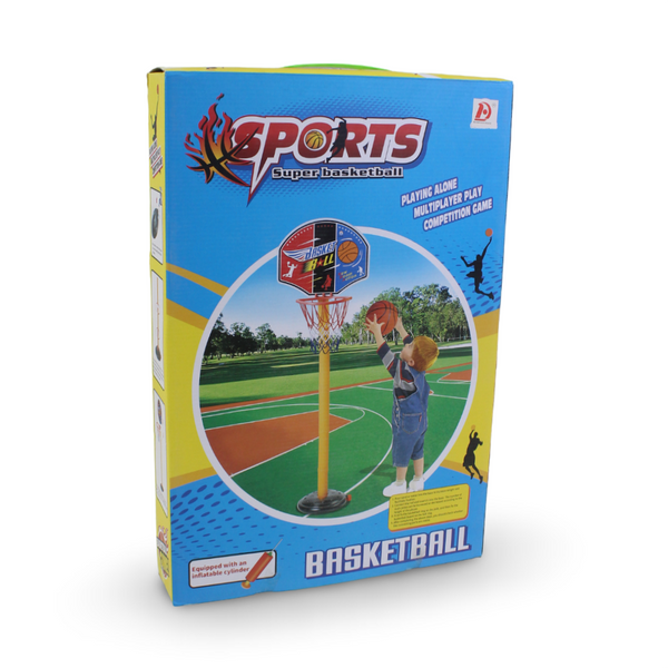 Basketball Hoop Set with Ball and Pump