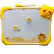 Plastic White Board – Yellow with Bear Theme