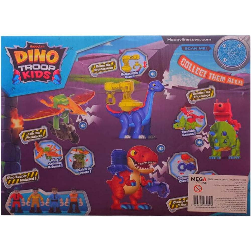 Happy Line Dino Troop Kids Pterodactyl with Sound