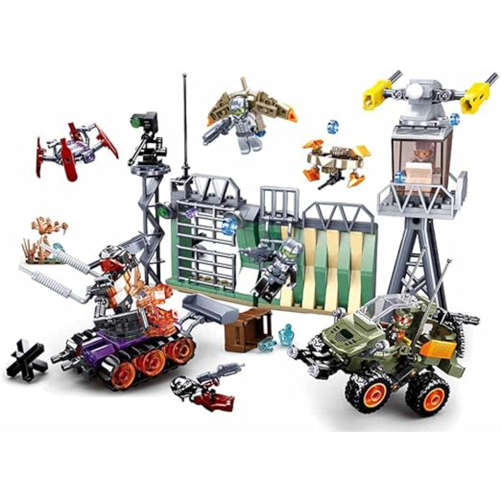 Sluban Atomic Storm Uprising Outpost - 501Pcs