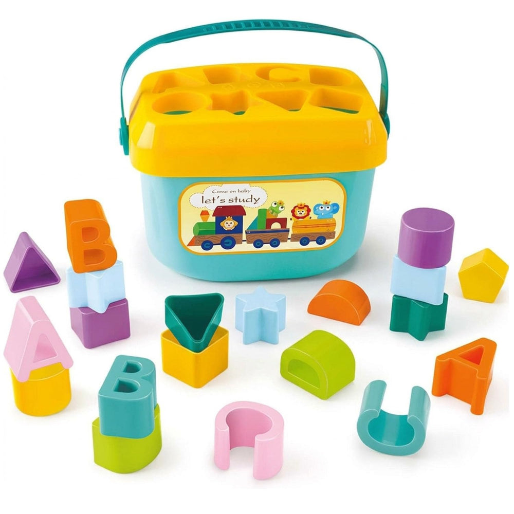 Huanger Baby's First Blocks Shape Sorter Set – 16 Pcs