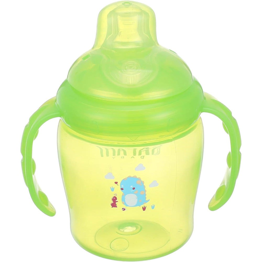 Safari Baby Soft Silicone Spout Cup 280ml +6m – Green - Baby Essentials