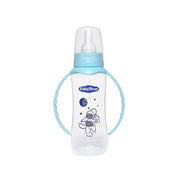 Baby Time Baby Wide Neck Bottle With Handles 250ml – Light Blue