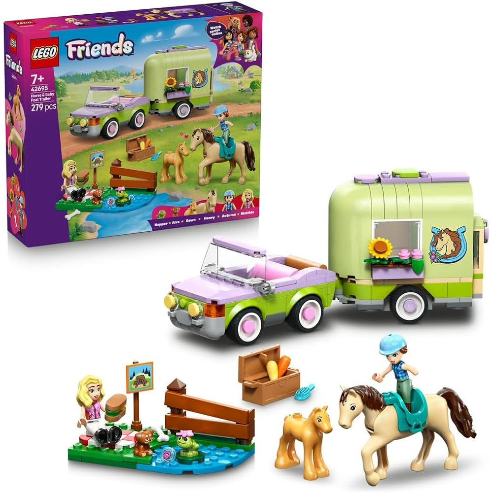 Lego Friends Horse & Baby Foal Trailer – 279 Pcs