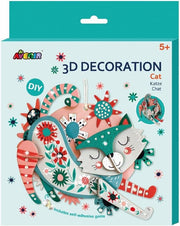 Avenir 3D Decoration Cat - 23 Pcs