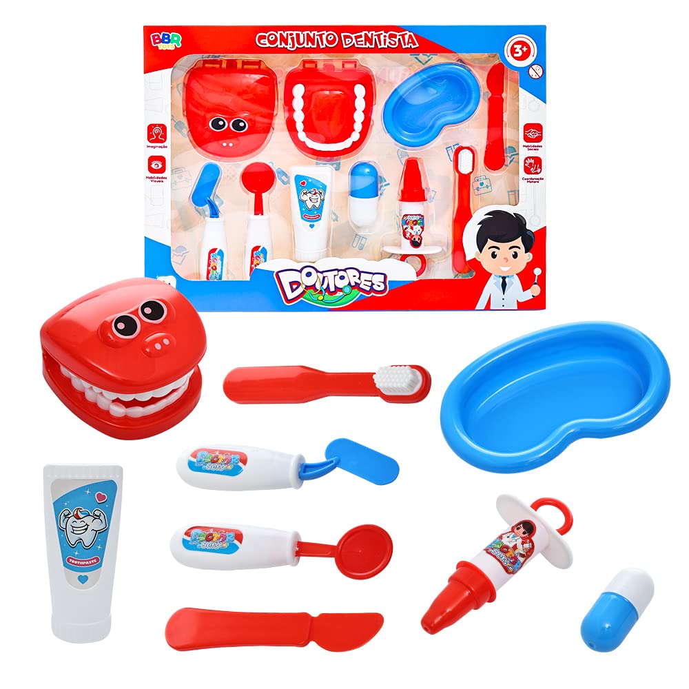 Dentist Toy Set – Red