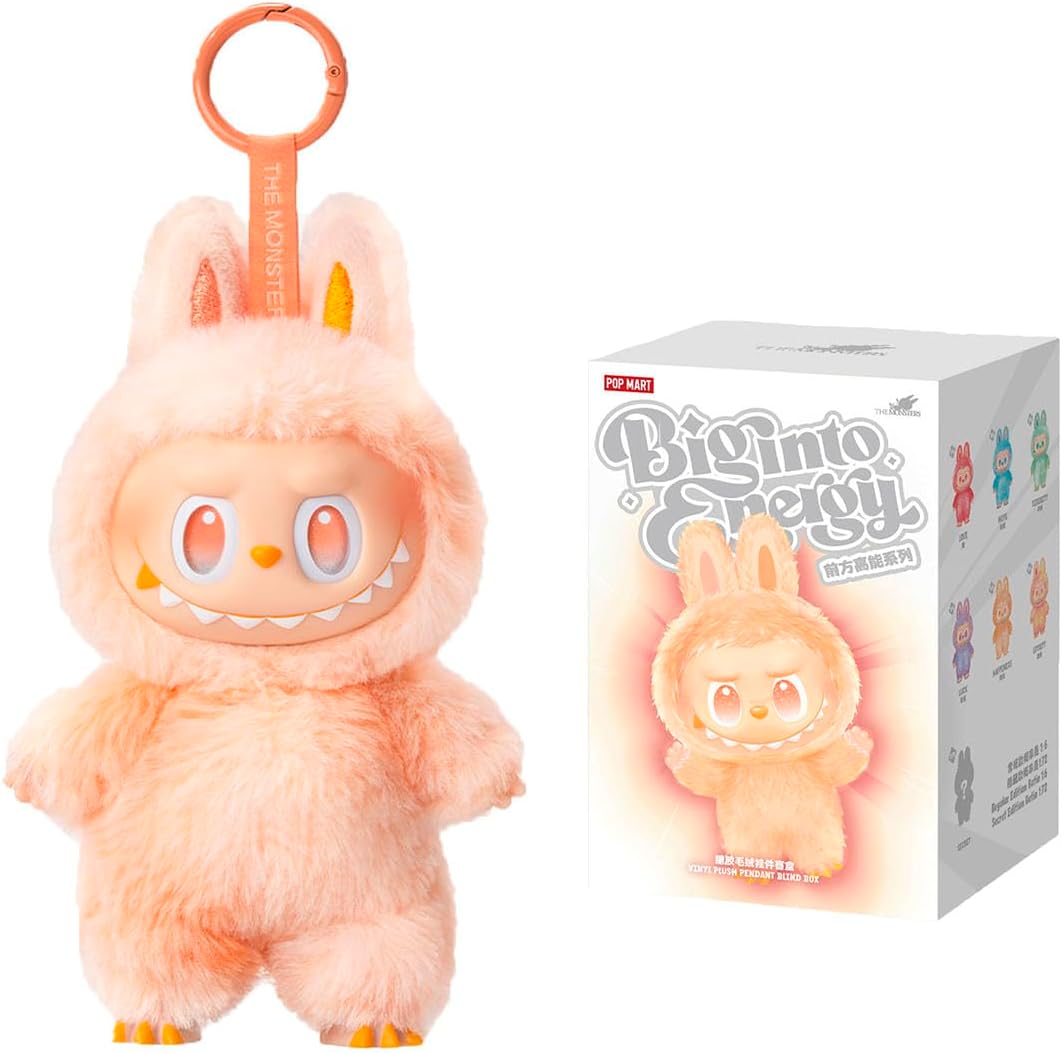 Labubu Big into Energy Pendant Blind Box – Surprise Vinyl Plush (6.7 Inch)