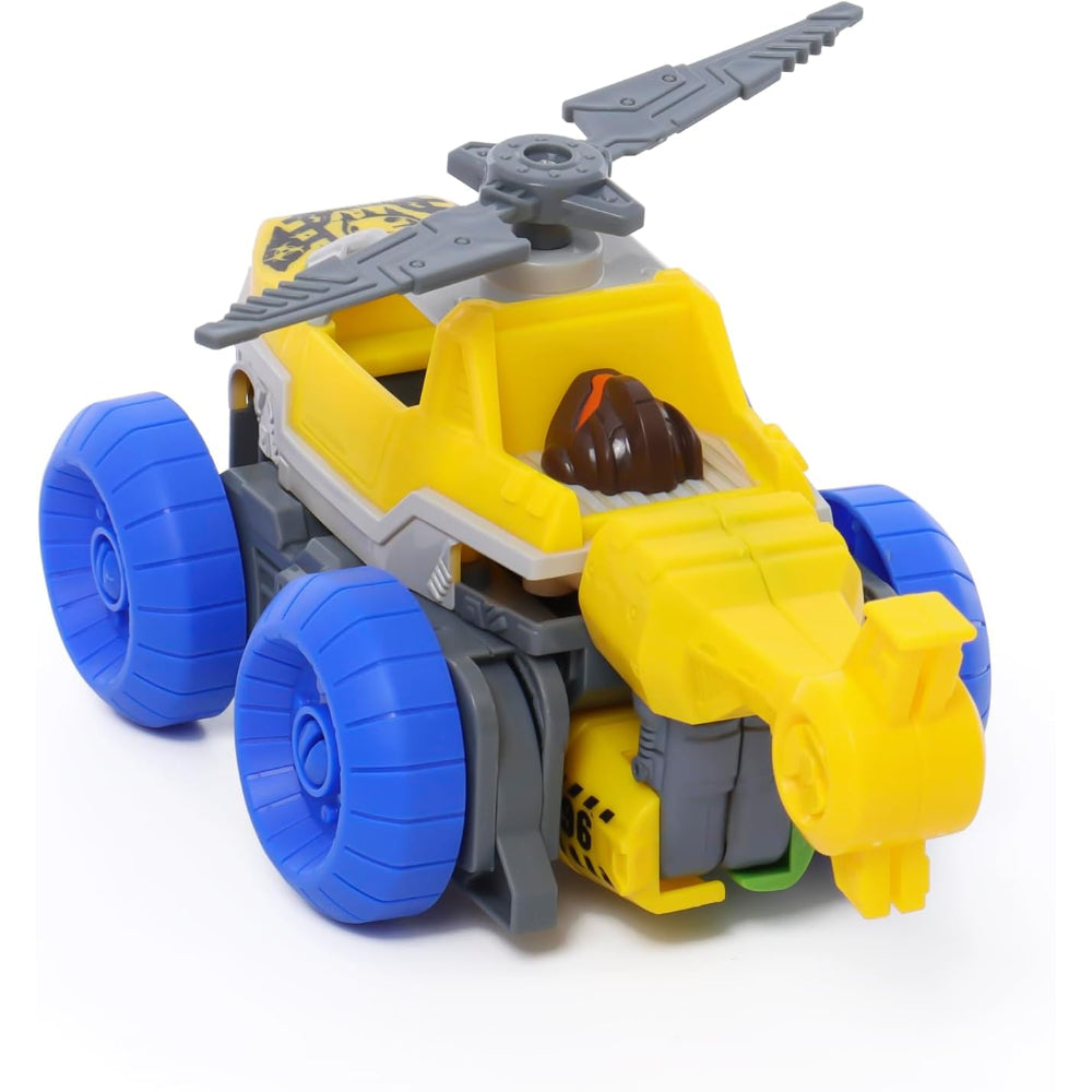 Happy Line Warrior Tech Robocopter Conversion Transformer Vehicle with Model Figure