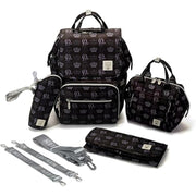 LeQueen Diamond 8th Special Edition Soft Waterproof Diaper Bag - Black