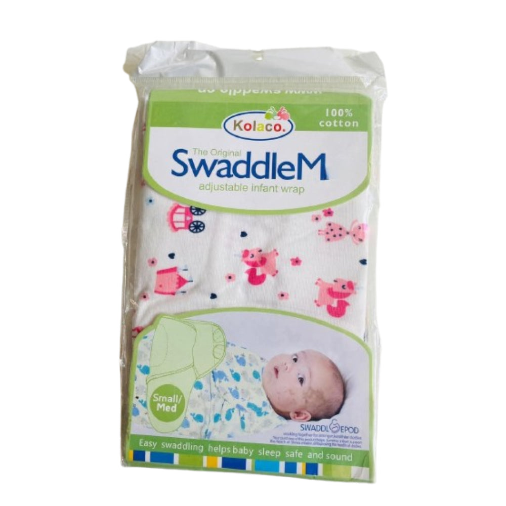 Kolaco - Unisex Cotton Baby Swaddle (Baby Stuff)