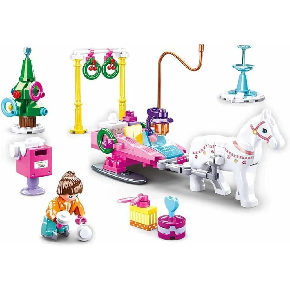Sluban Girls Dream New Year Building Blocks Set - 149 Pcs